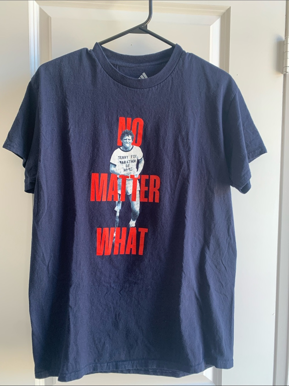 Adidas Terry Fox No Matter What Tshirt
